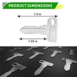 key ignition dimensions